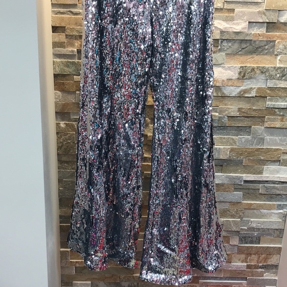 Ellery Sequin Wide Leg Trousers - Picture 7 of 14